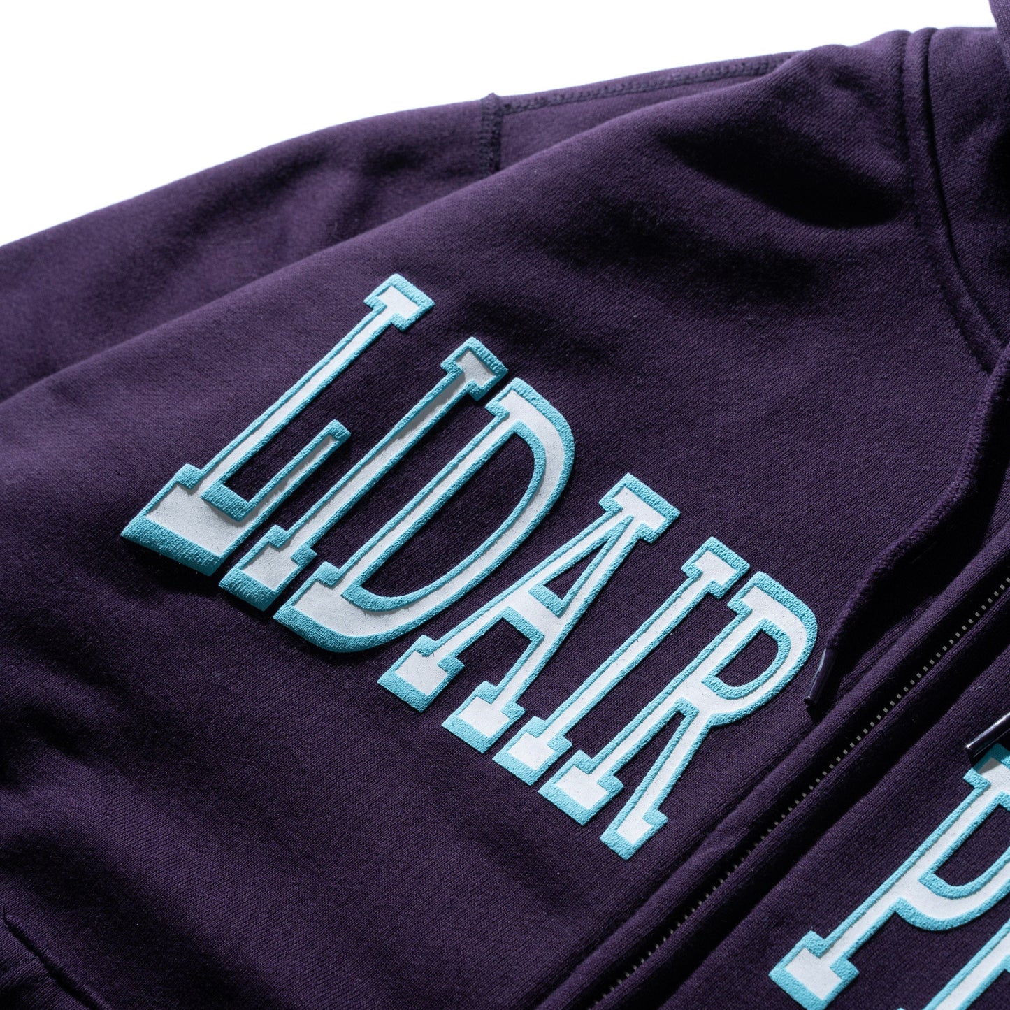College logo zip hoodie "Violet"