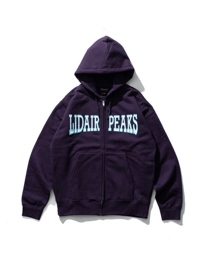 College logo zip hoodie "Violet"