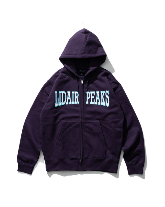 College logo zip hoodie "Violet"