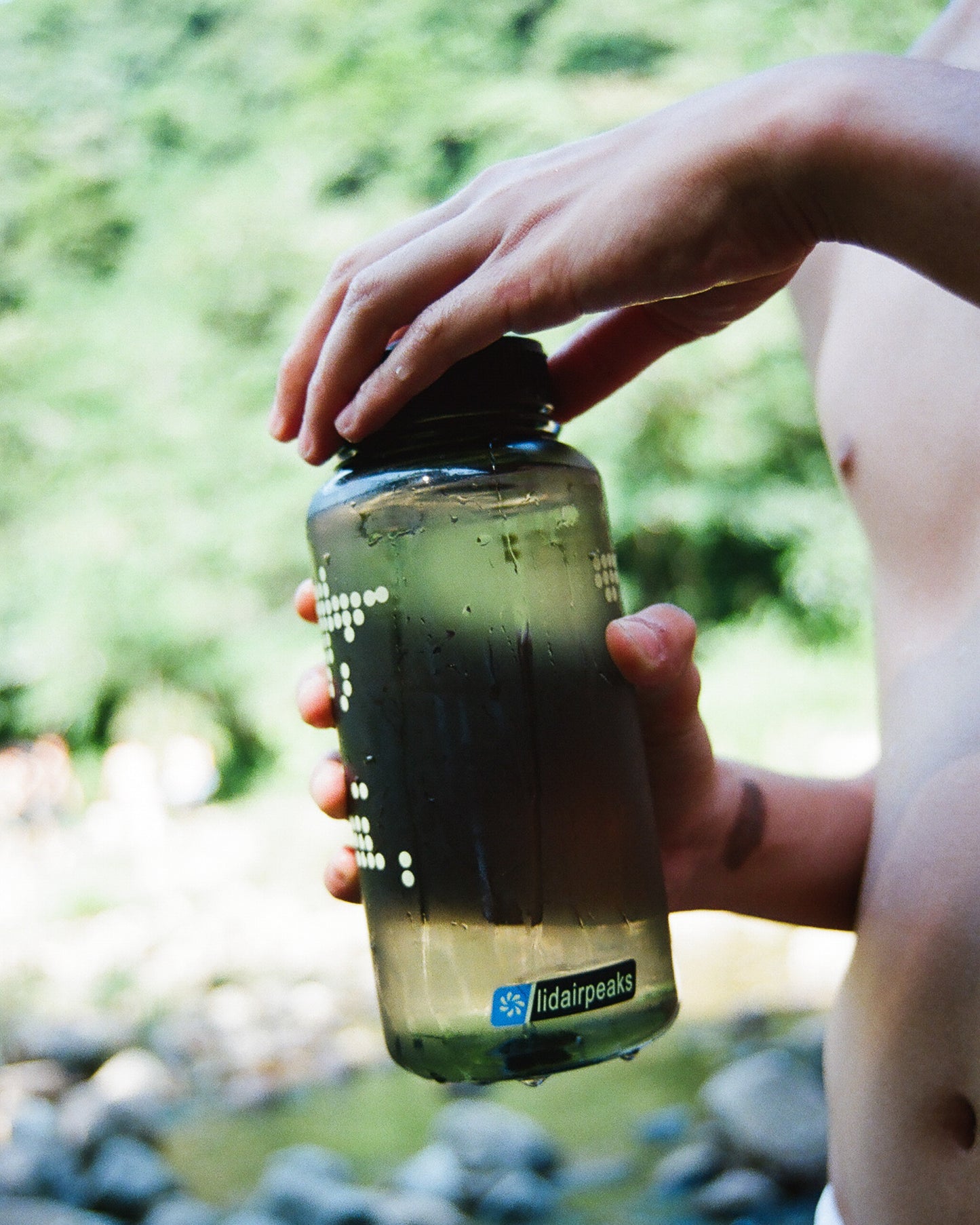 Dot world map Water bottle