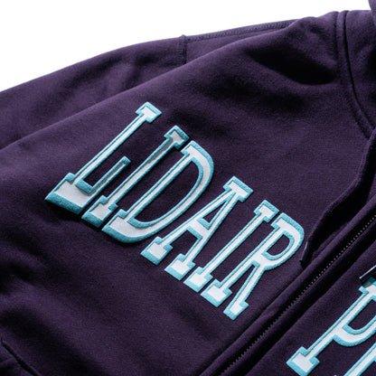 College logo zip hoodie "Violet"