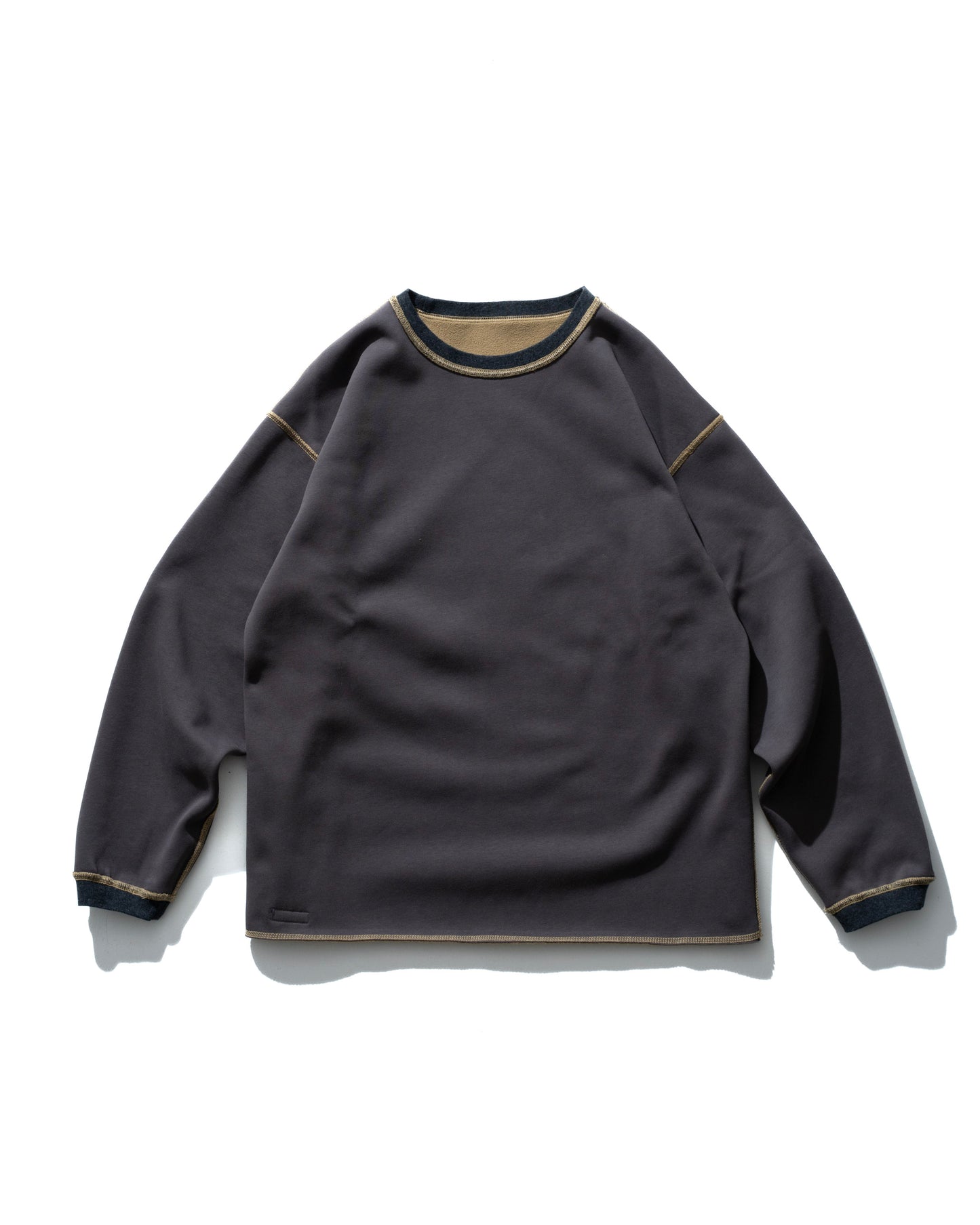 DF crew neck ”Mustard/ Grey”