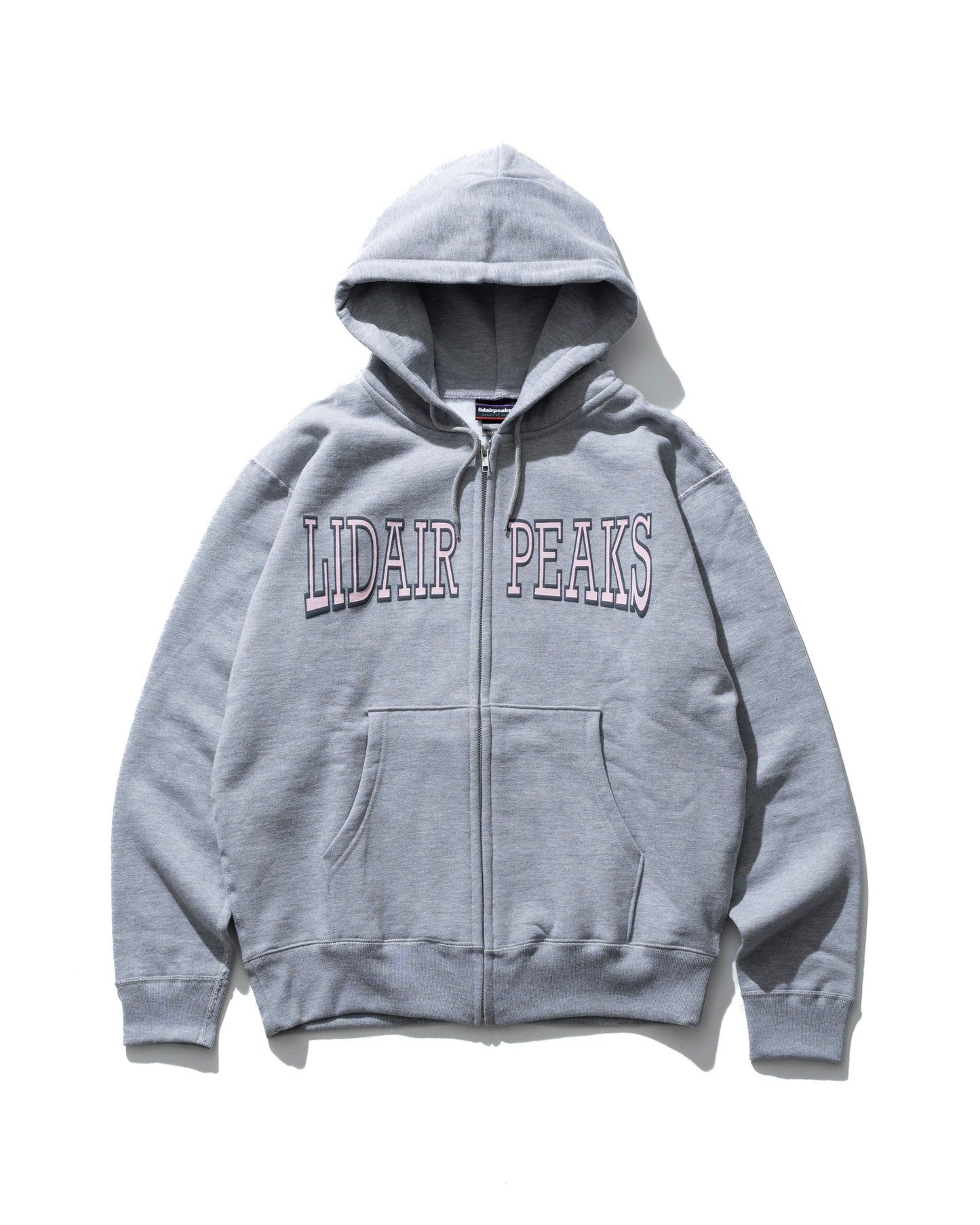 College logo zip hoodie "Grey"