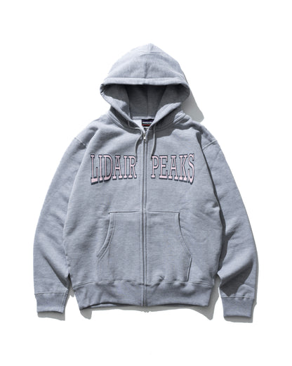 College logo zip hoodie "Grey"